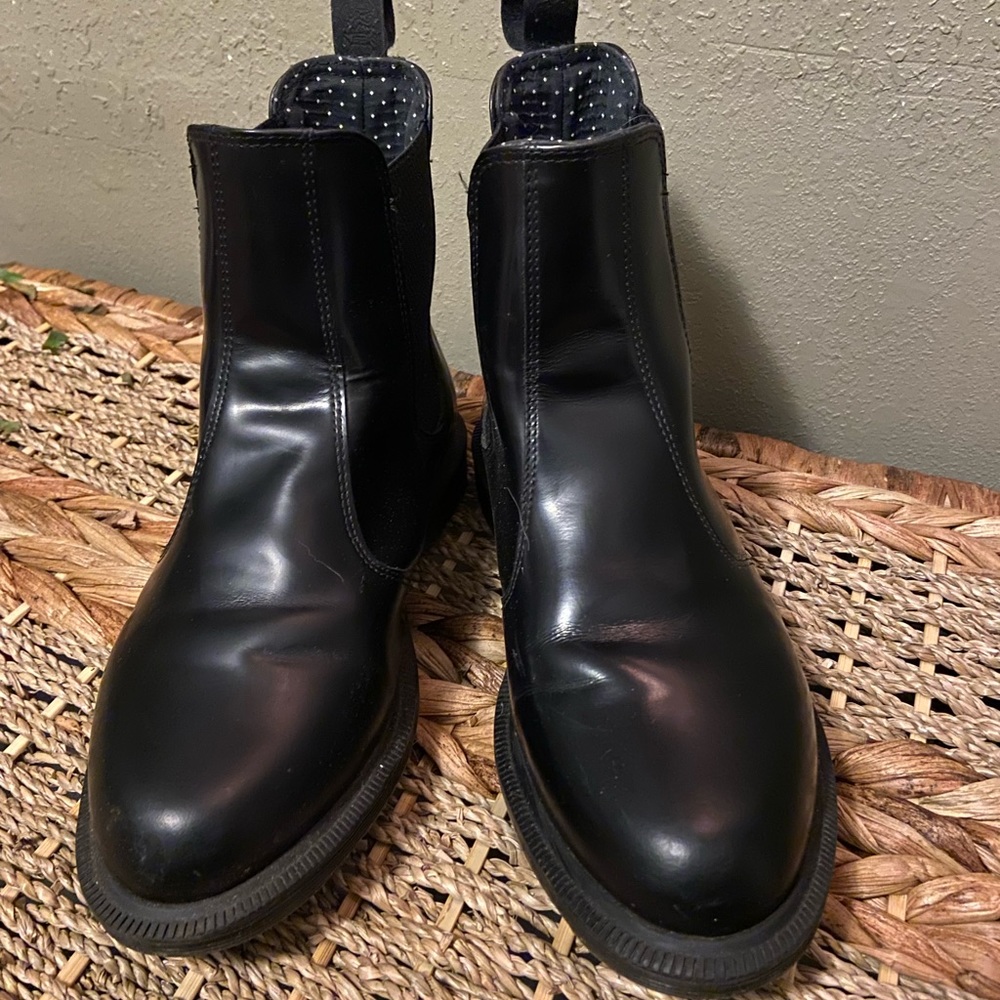 Dr. Martens Flora Leather Chelsea Boots